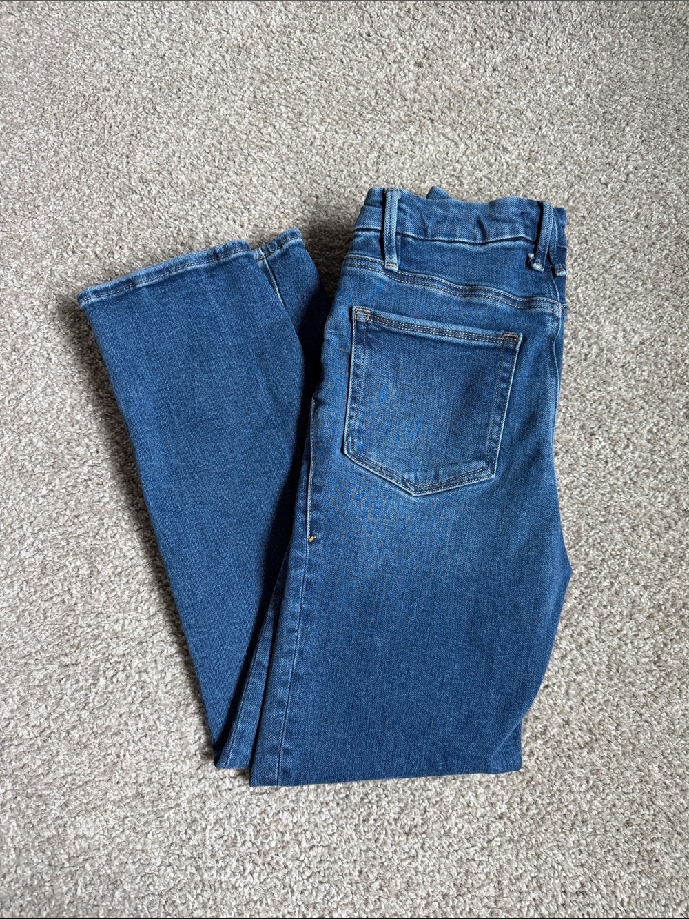 Good American Blue Denim Jeans - Faded Indigo